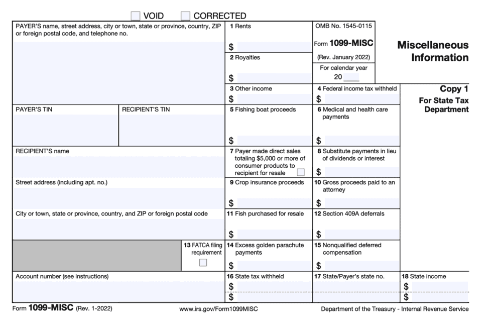 1099 Form Printable 2025 We Love Printables
