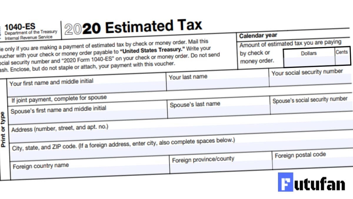 2023 Form 1040 Es Voucher Printable Forms Free Online