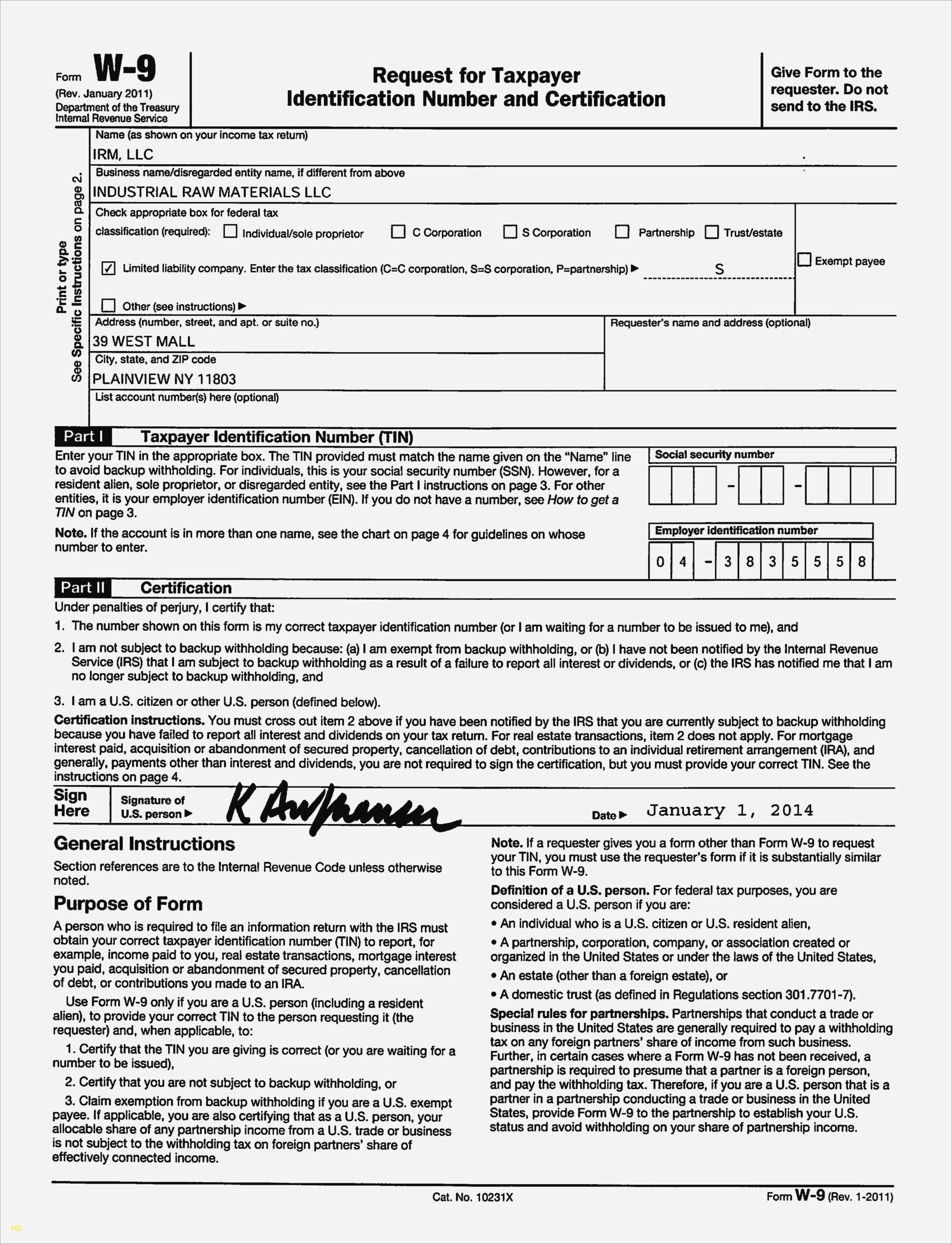 2024 W9 Form Printable Free Grier Kathryn