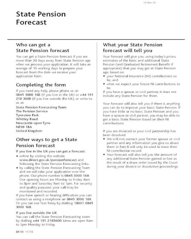 2025 Pension Forecast Form Fillable Printable PDF Forms Handypdf