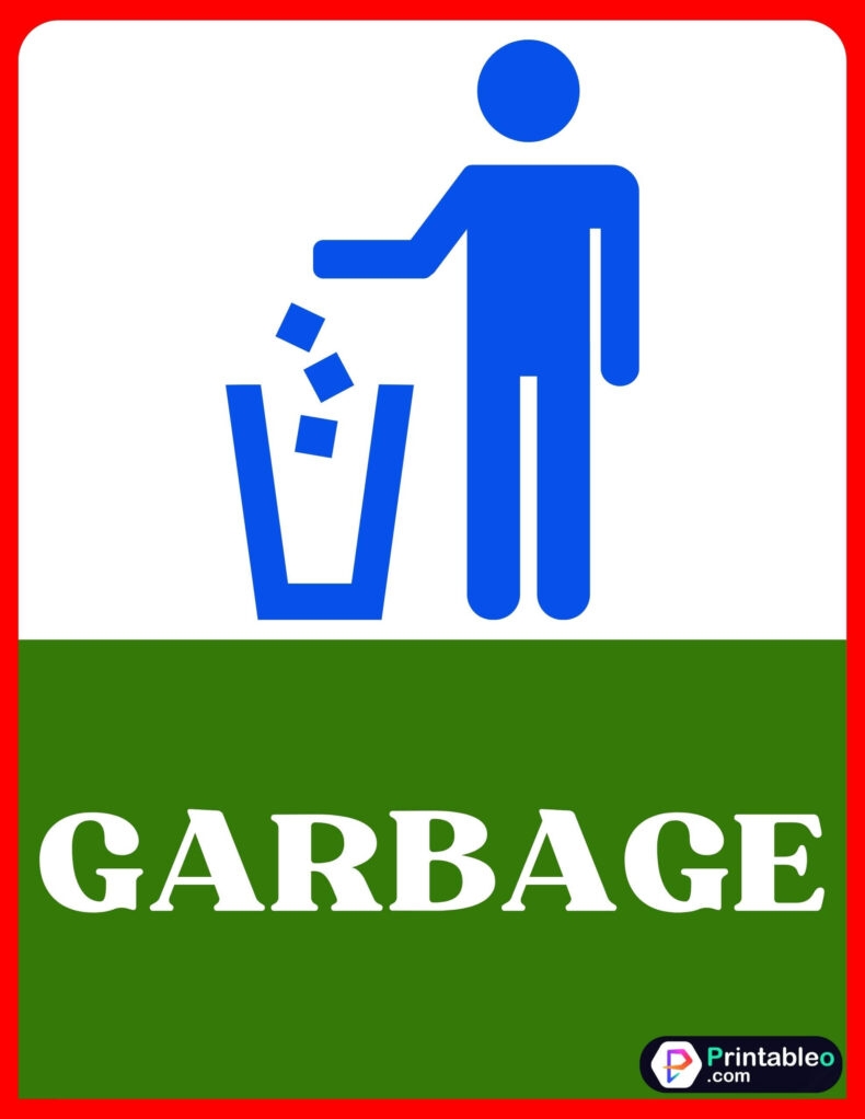 27 Printable Trash Garbage Sign Download FREE PDFs 27 Printable Trash Garbage Sign Download FREE PDFs