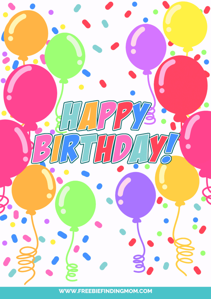 3 Free Happy Birthday Sign Printables