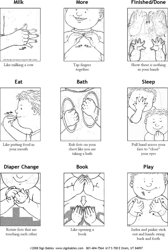 Baby Sign Language Digital Download Sign Language Cha Vrogue co