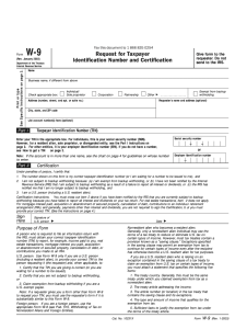 Blank W 9 Printable 2023 Form W9 Form 2025