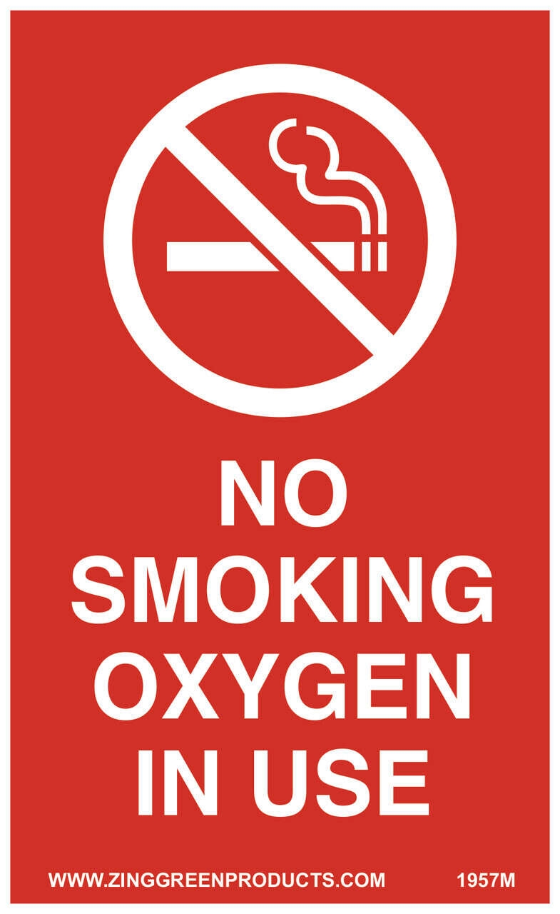 Caution No Smoking Oxygen Use Sign Stock Vector Royalty Free 