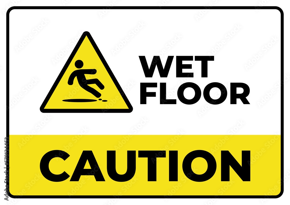 Caution Wet Floor Sign Printable Floor Roma