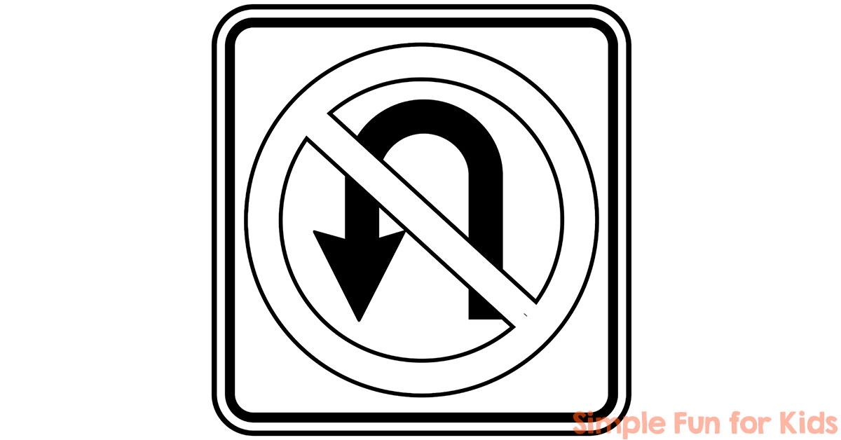 Coloring Pages Traffic Signs Printable