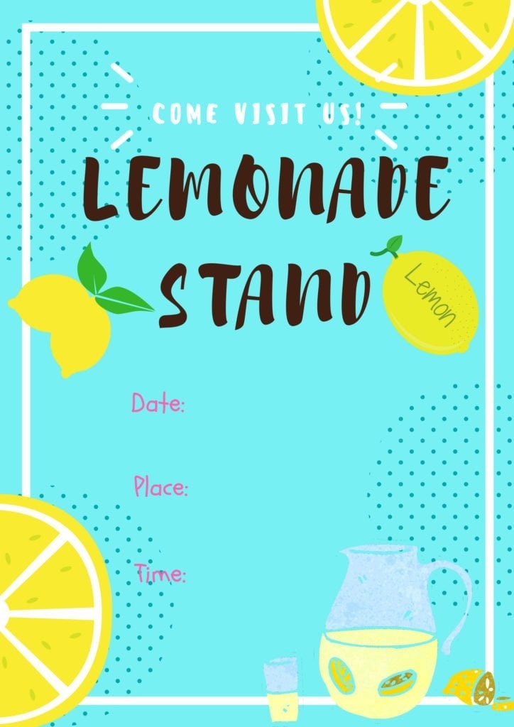 DIY Lemonade Stand That 39 s Super Easy To Make with Free Printables Signs
