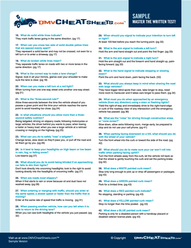 Dmv Practice Test 2025 Questions Answers Pdf Form Aidan Sharwood