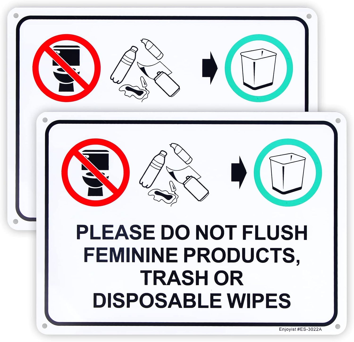 Do Not Flush Feminine Products Sign Printable Vrogue co