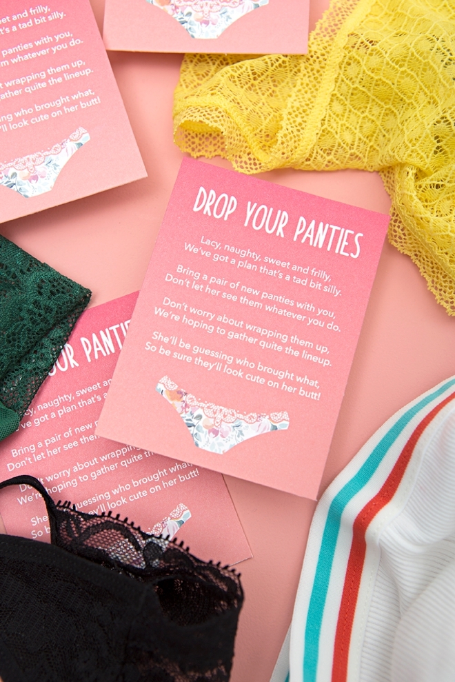 Drop Your Panties Game Free Printable Free Templates Printable