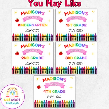 Editable First Day Preschool Sign 1st Day Of Pre school Sign 