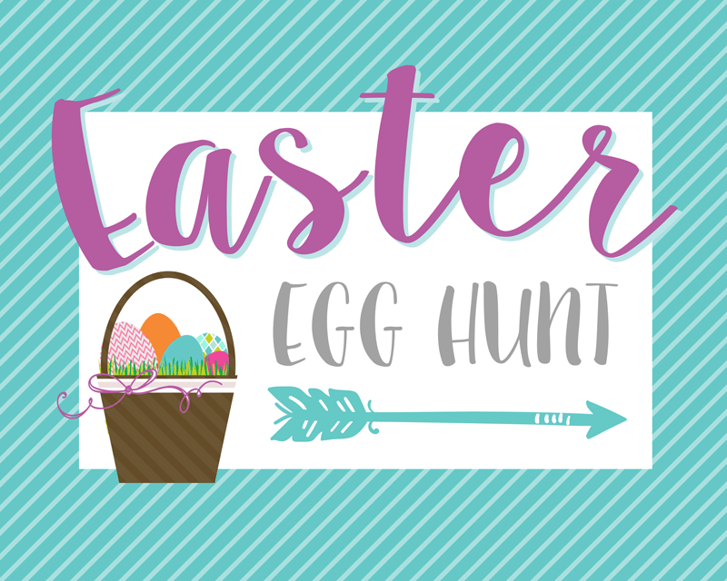 Egg Hunt Printable Signs Lil 39 Luna