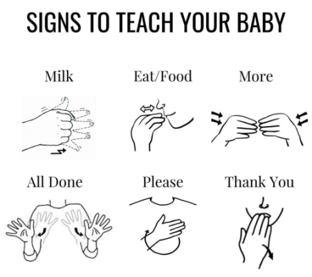 En Baby Sign Language Poster English Printable Sign W Vrogue co