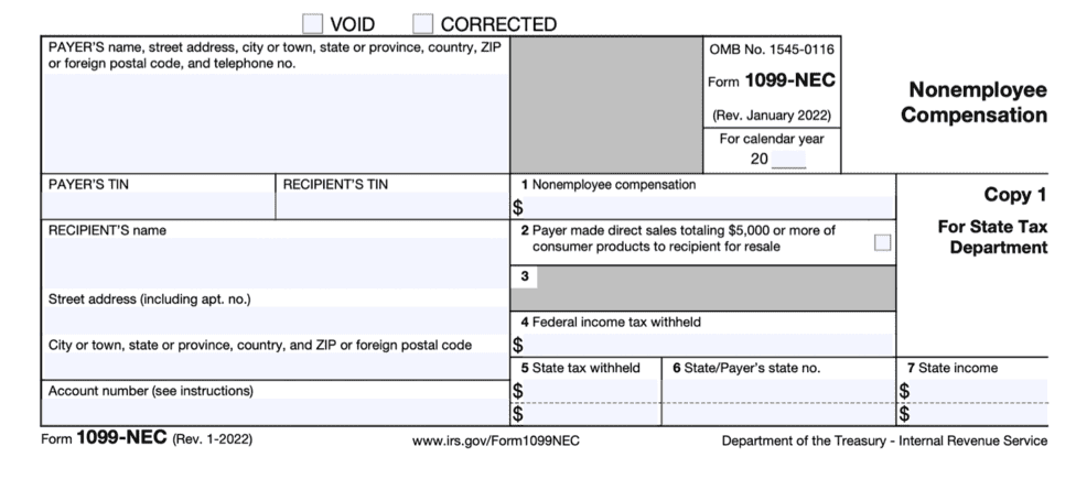 Fillable 1099 Form 2023 Printable Forms Free Online