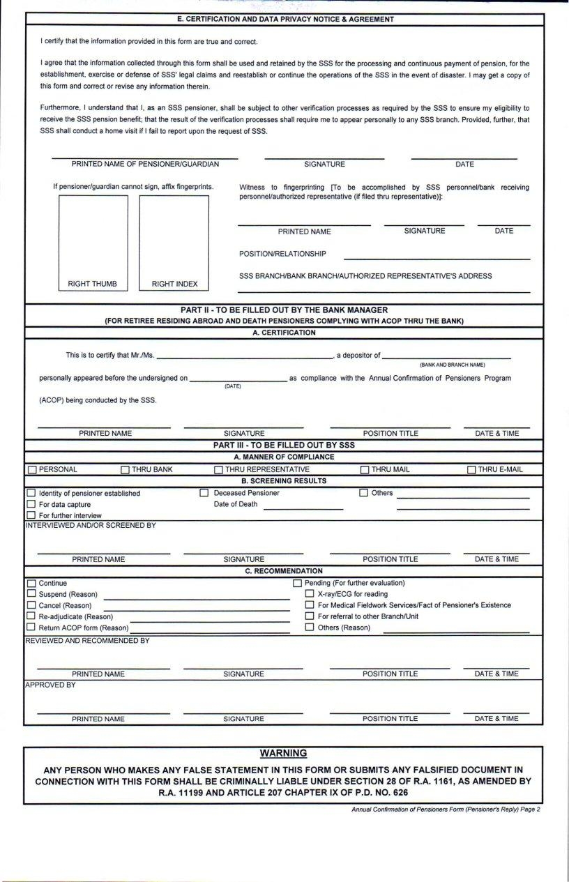 Fillable Acop Form Printable Forms Free Online
