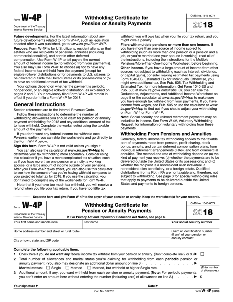 Fillable W 4p Form Printable Printable Forms Free Online