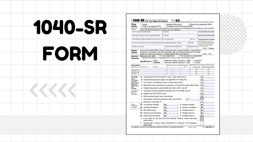 Form 1040 SR gt Get 1040 SR Form Instructions Blank Template For Print 