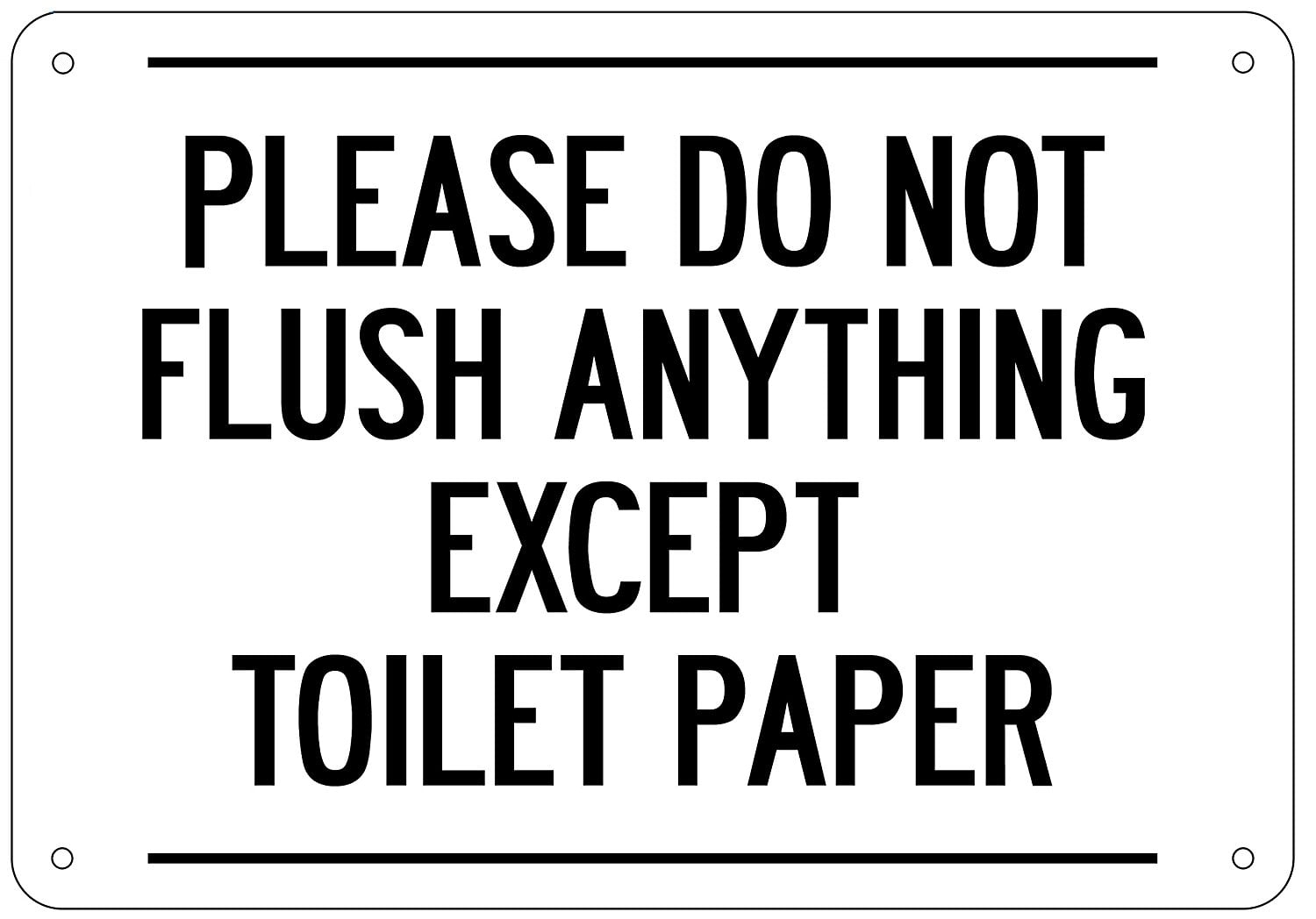 Free Printable Do Not Flush Toilet Paper Signs Get What You Need For Free