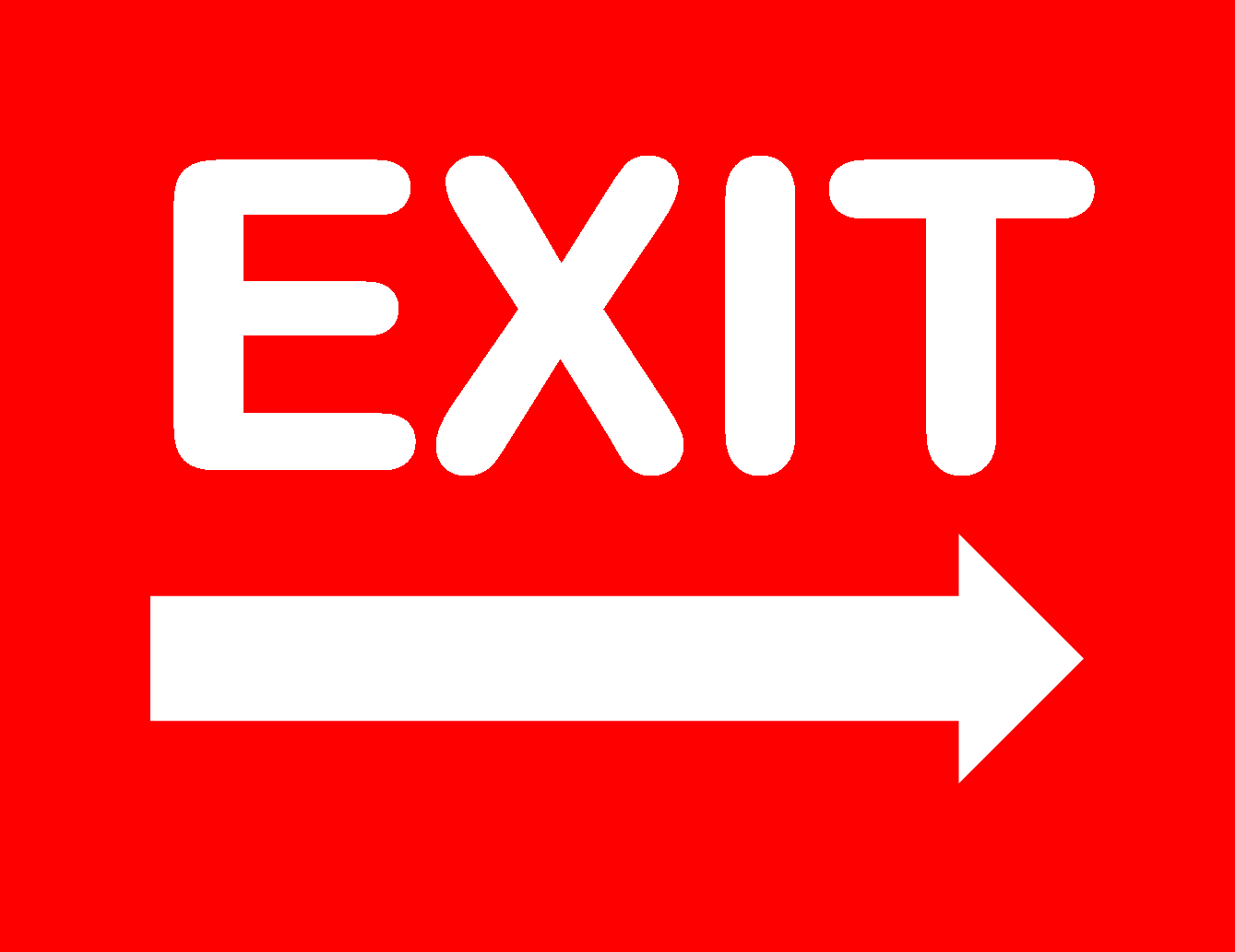 Free Printable Exit Signs Free Printable