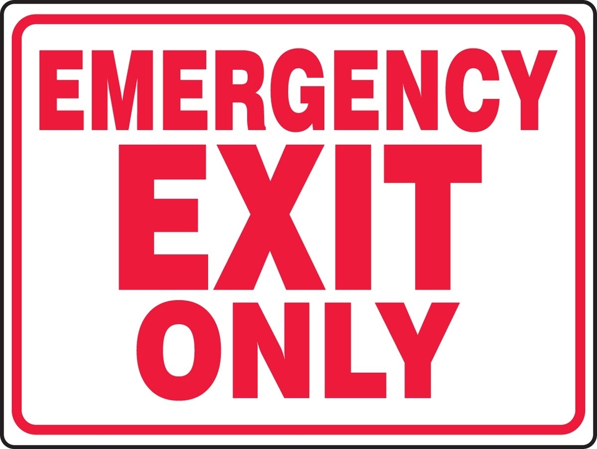 Free Printable Exit Signs Free Printable