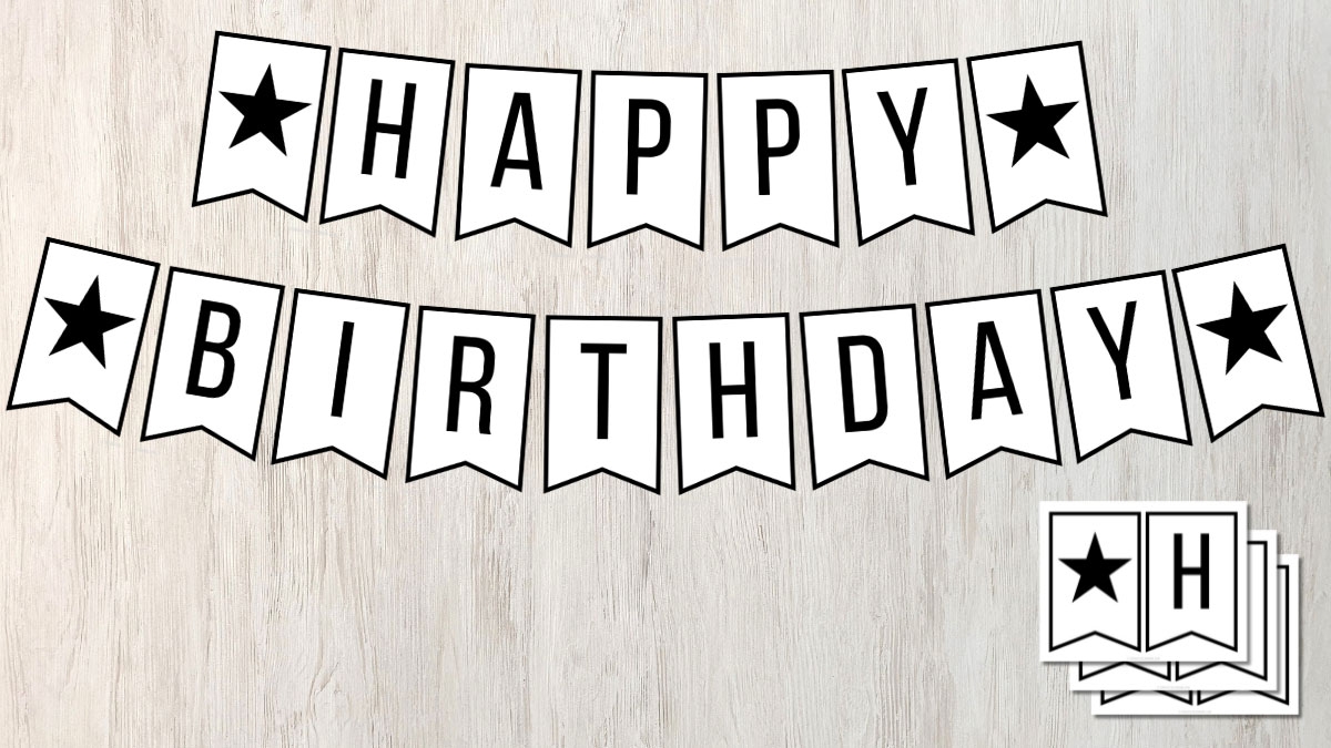 Free Printable Happy Birthday Bunting Download Free Printable Happy 