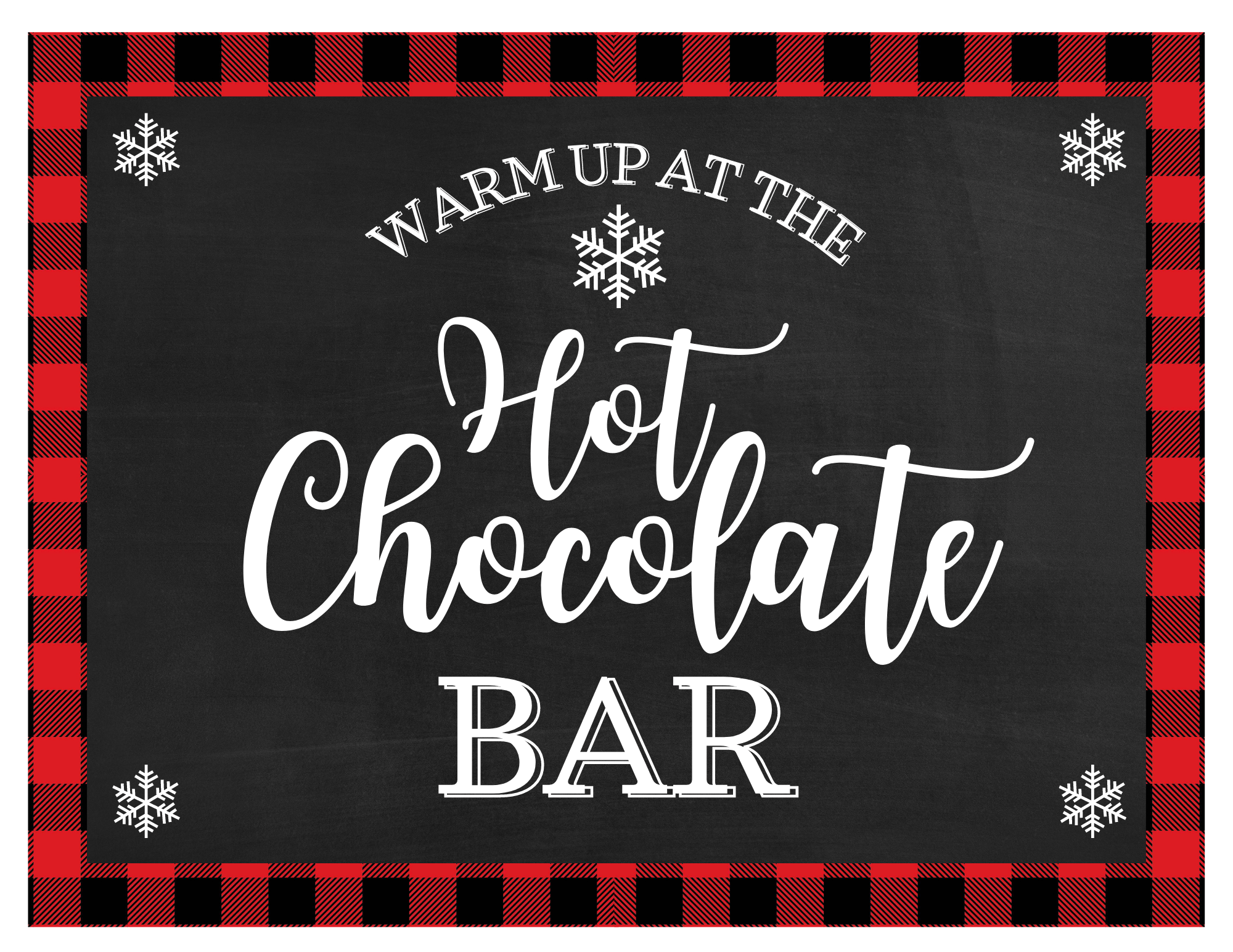Free Printable Hot Cocoa Bar Sign Printable Templates My XXX Hot Girl