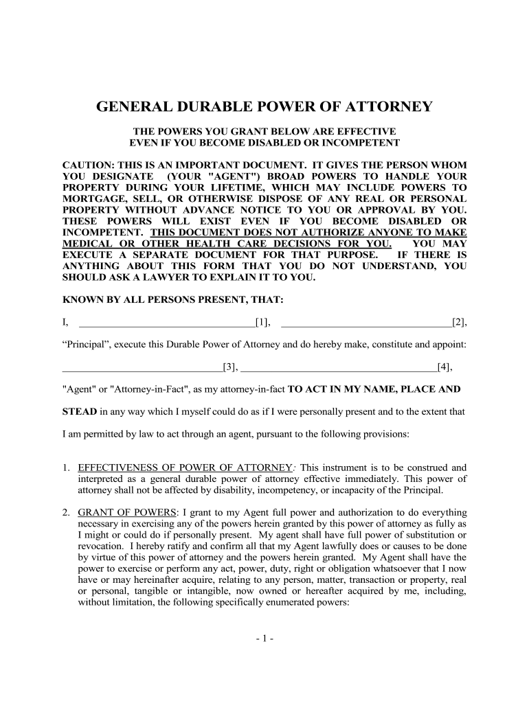 Free Printable Power Of Attorney Forms Oklahoma Printable Forms Free 