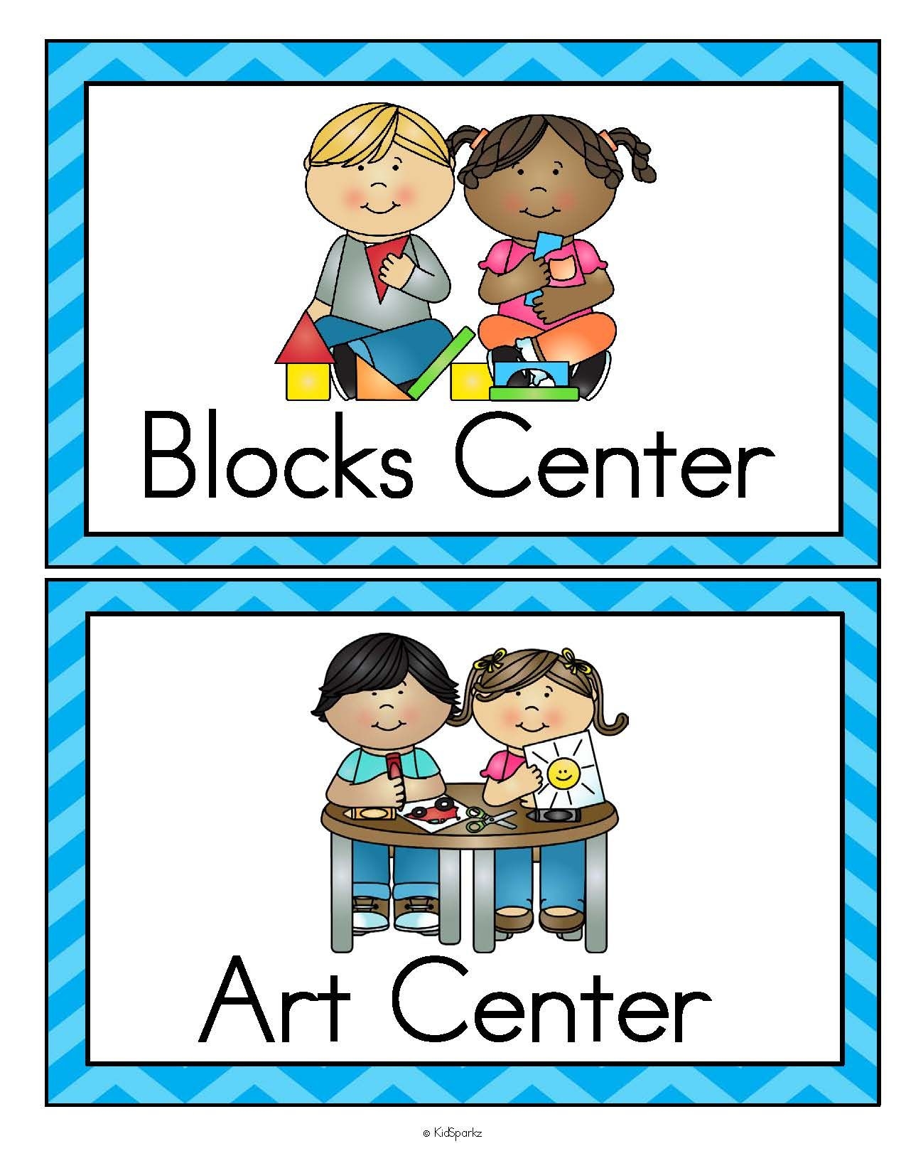 Free Printable Preschool Center Signs With Objectives Printable Templates