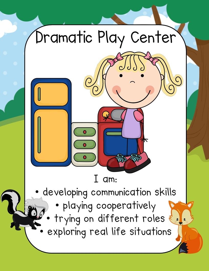 Free Printable Preschool Center Signs With Objectives Printable Templates