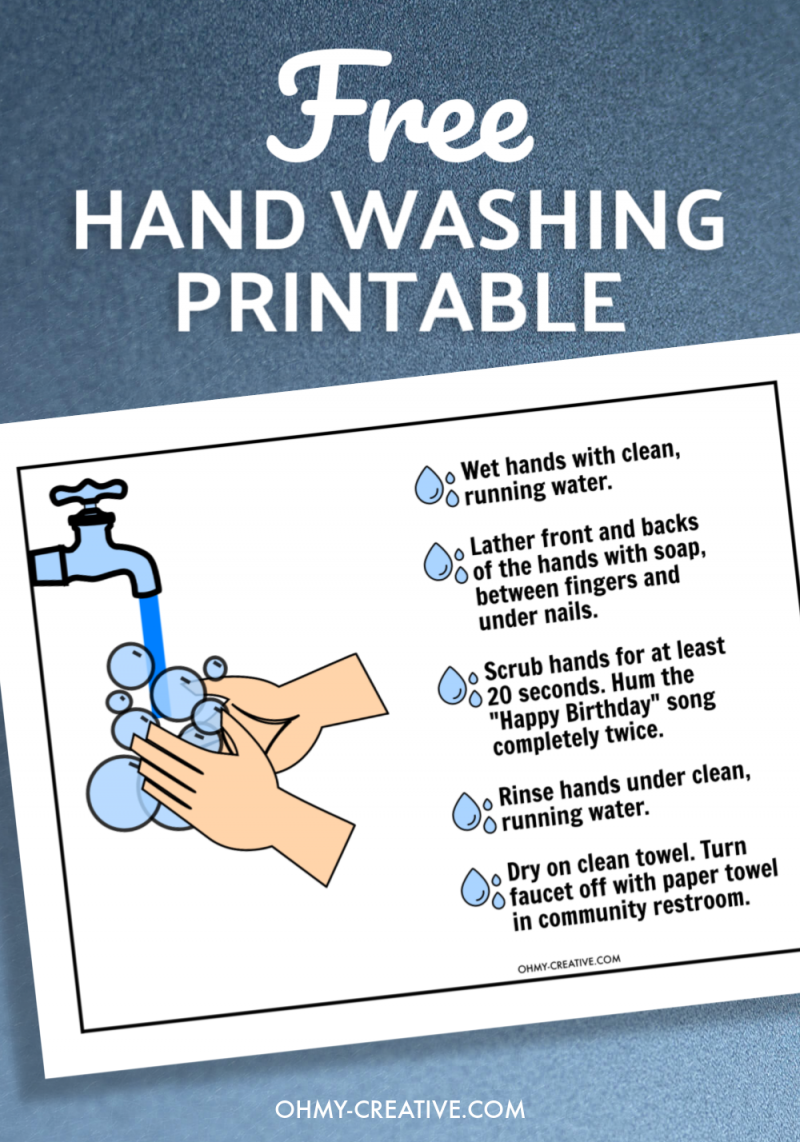 Free Printable Printable Hand Washing Signs Printable Templates