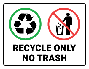 Free Printable Recycle Sign Templates