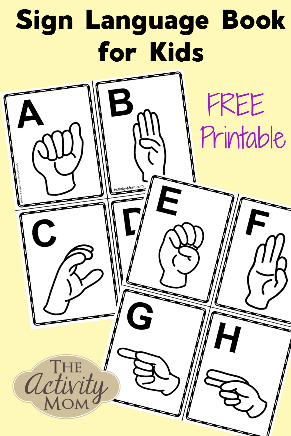 Free Printable Sign Language Alphabet
