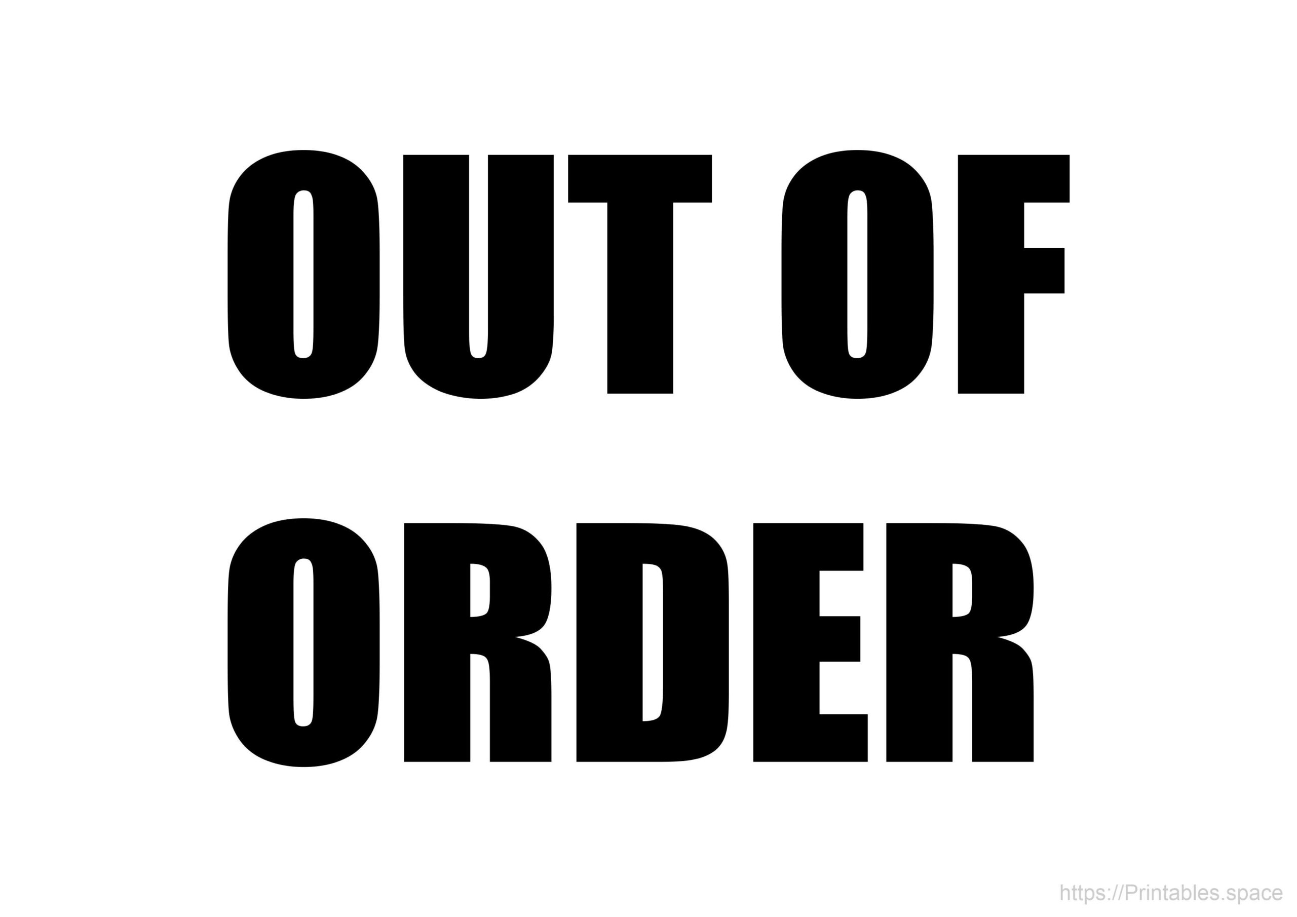 Free Printable Toilet Out Of Order Sign Toilet Signs Printable