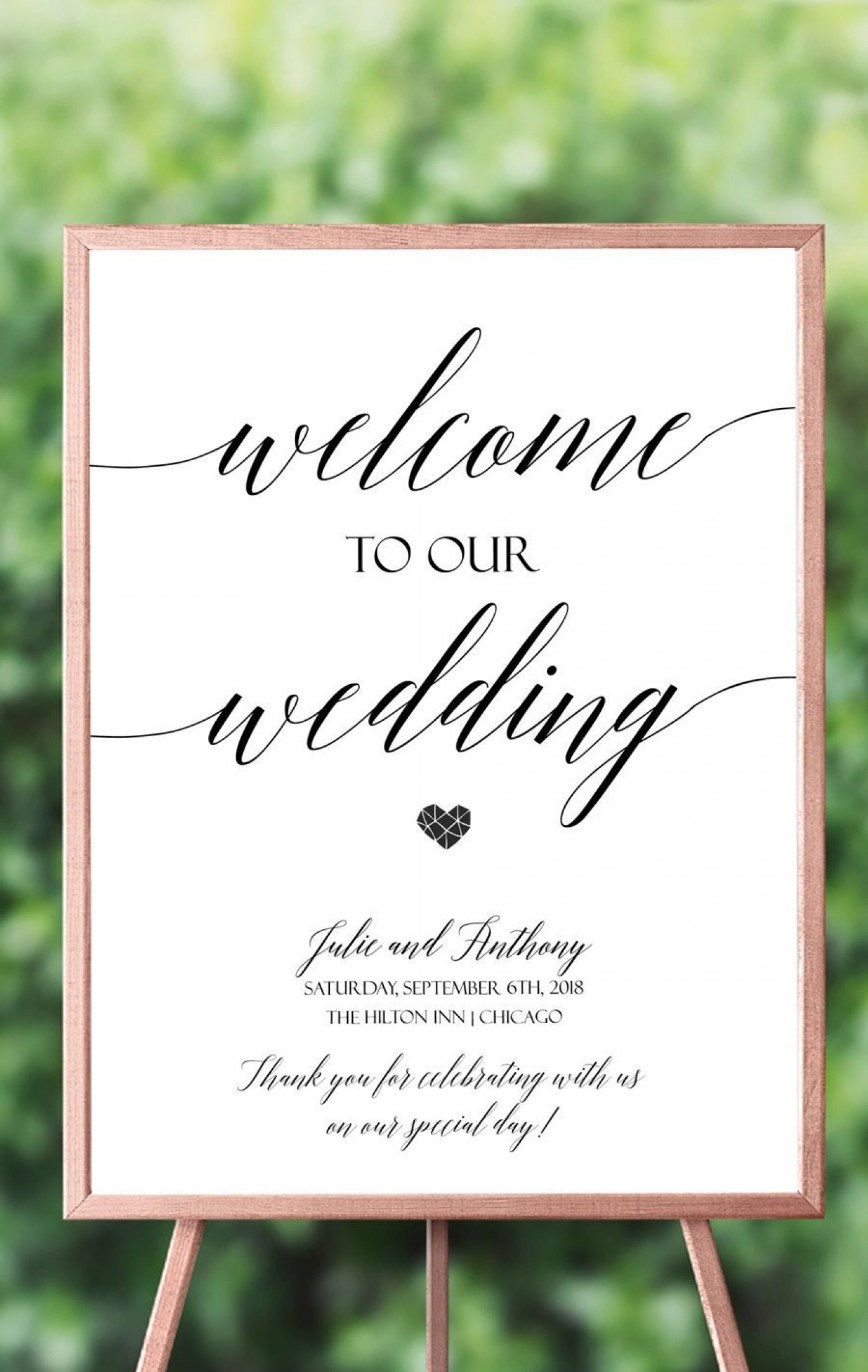 Free Printable Wedding Signs Templates Free Printable Wedding