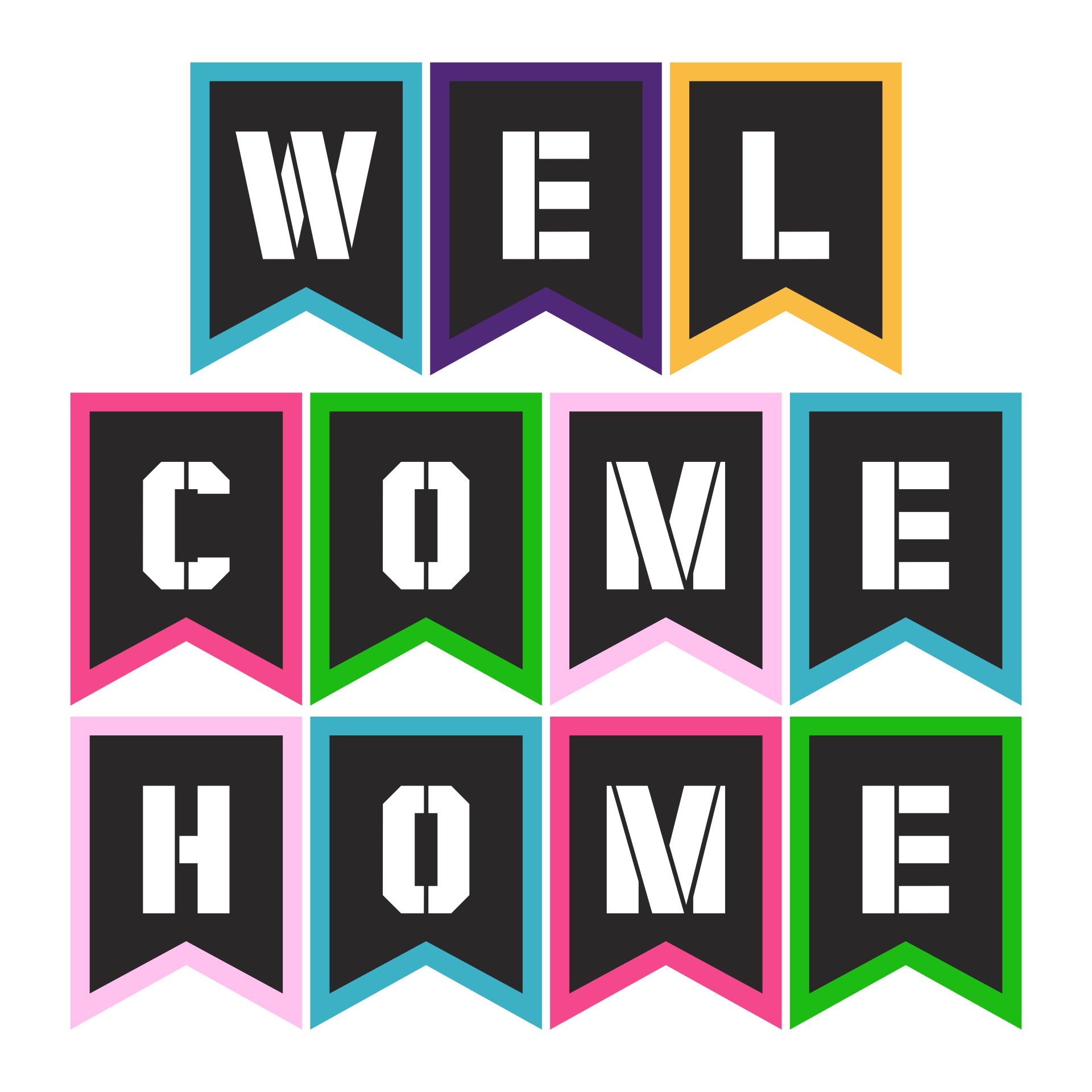 Free Printable Welcome Home Sign Template Printable Templates