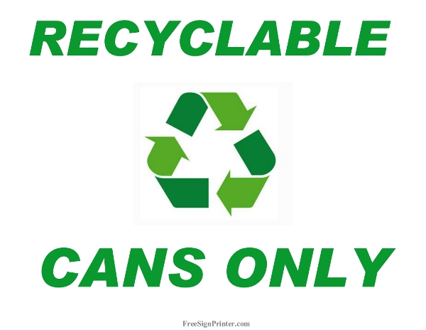 Free Recycling Signs Printable Download Free Recycling Signs Printable 