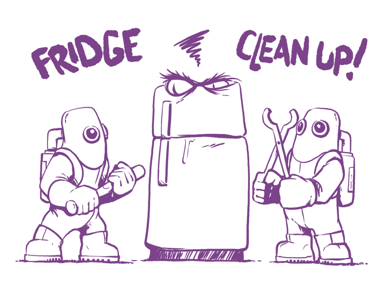 Fridge Clean Out Sign Printable