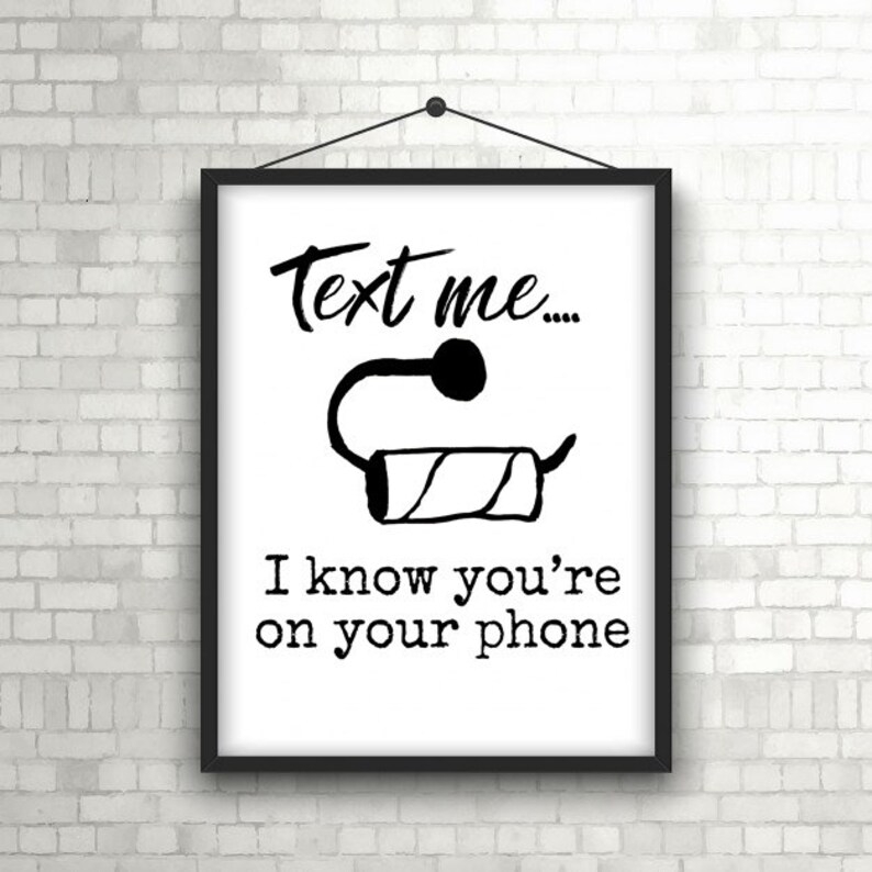 Funny Bathroom Signs Printable