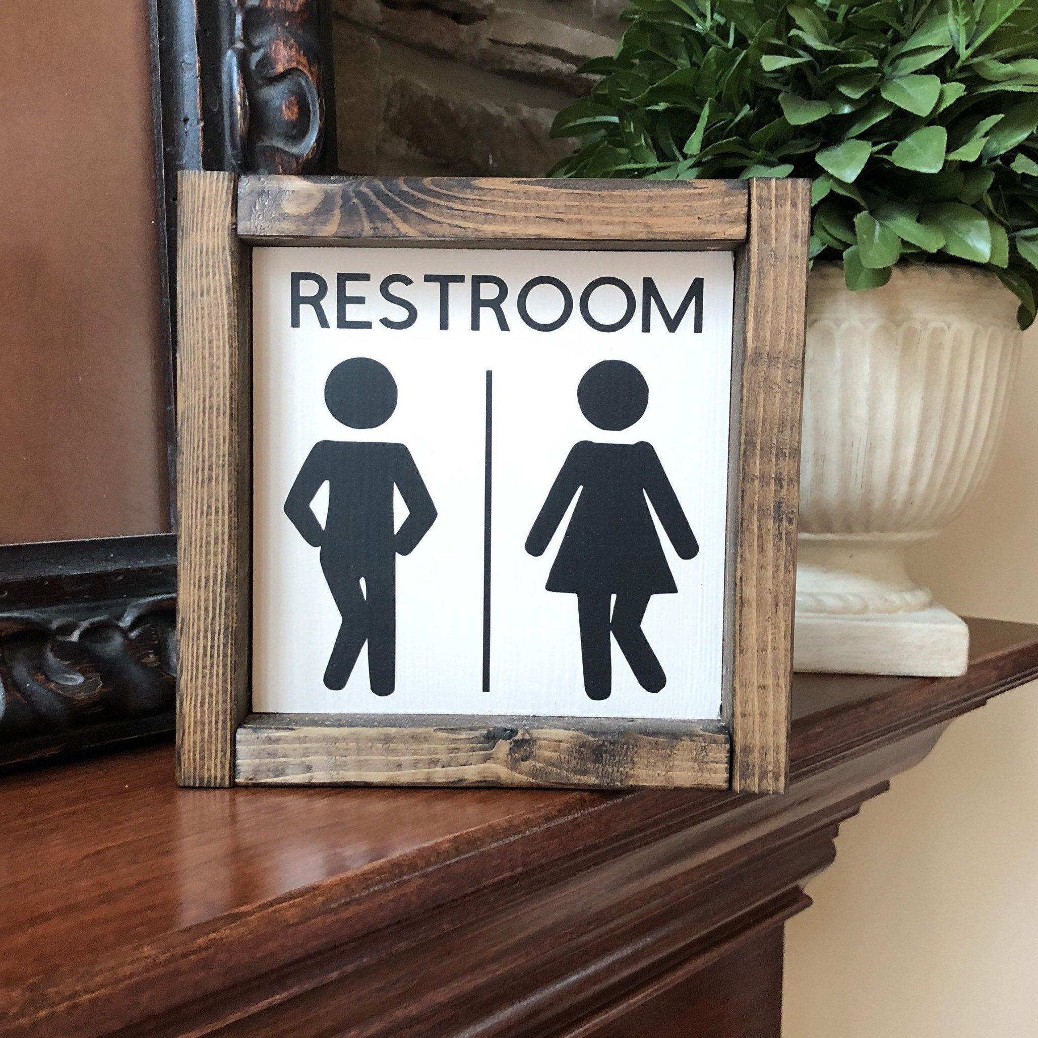 Funny Bathroom Signs Printable