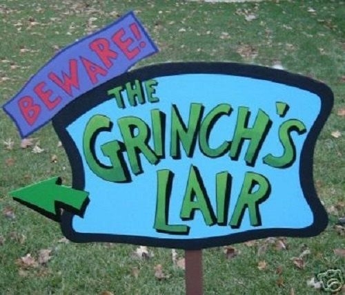 Grinch 39 s Lair Sign Printable