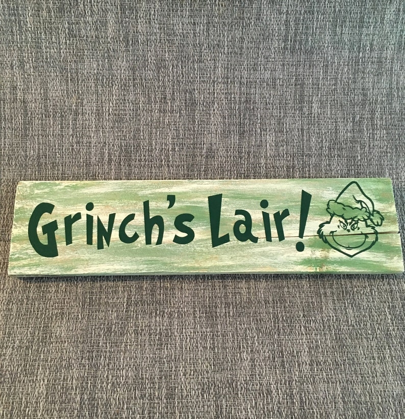 Grinch 39 s Lair Sign Printable