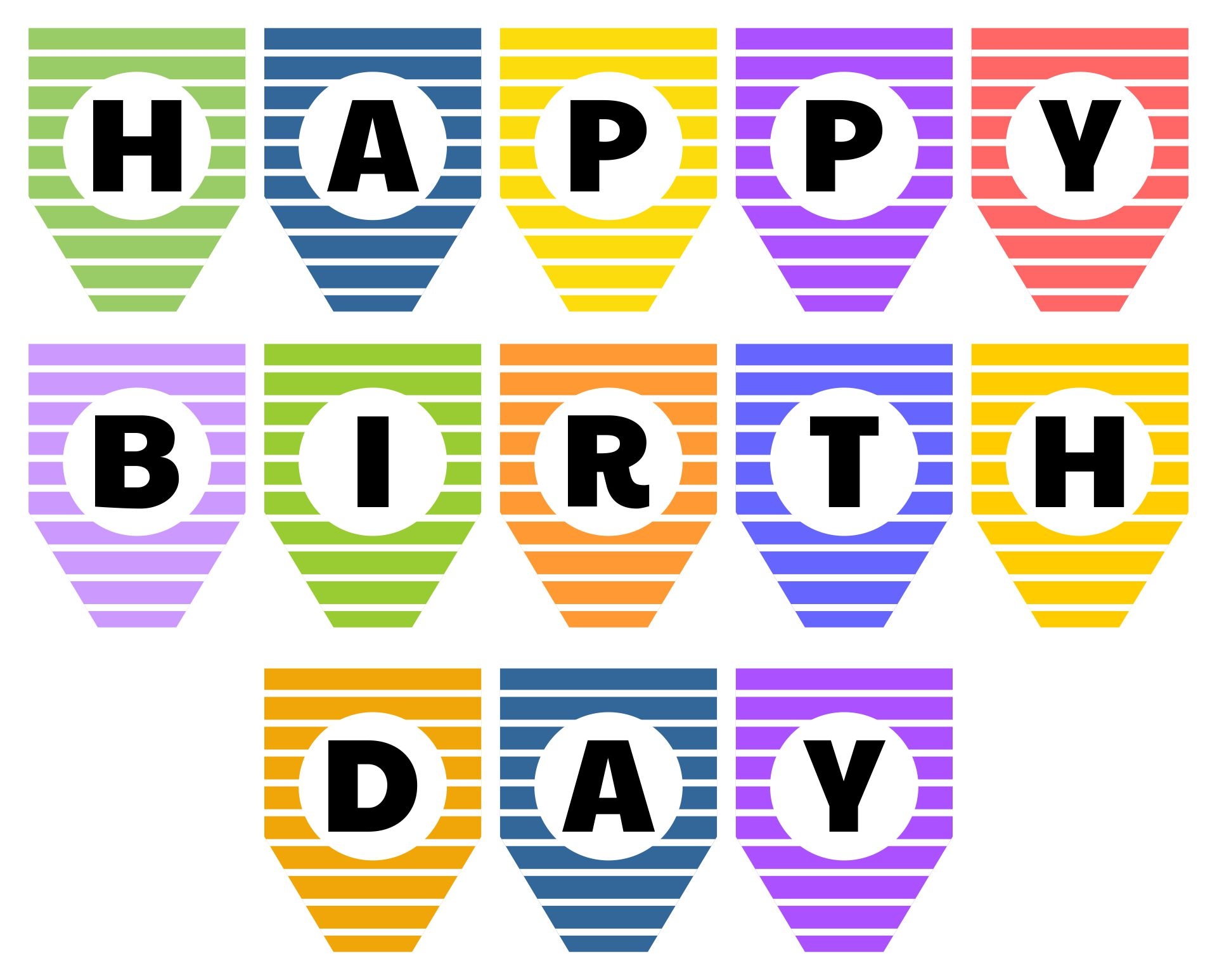 Happy Birthday Sign Printable Free