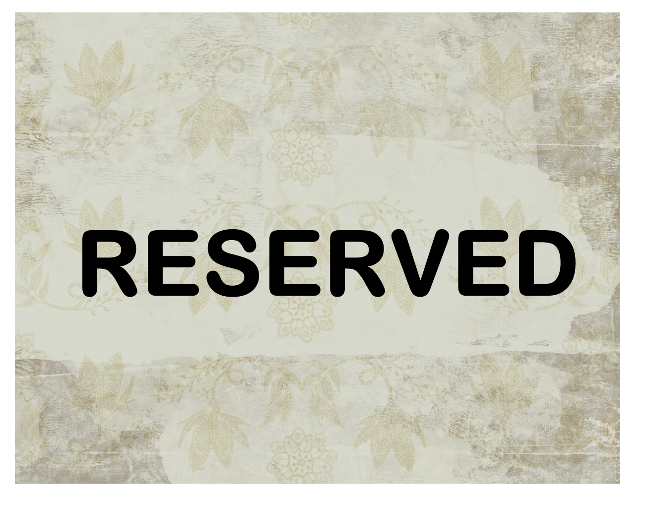 High Resolution Reserved Signs For Tables 11 Reserved Table Sign 
