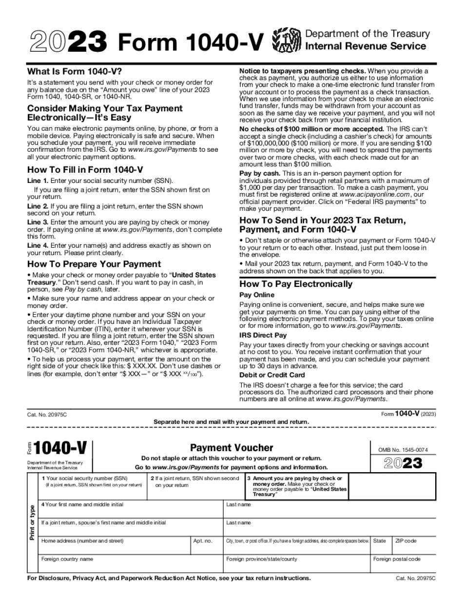 Irs Form 1040 v 2024 Fill Online Printable Fillable Blank