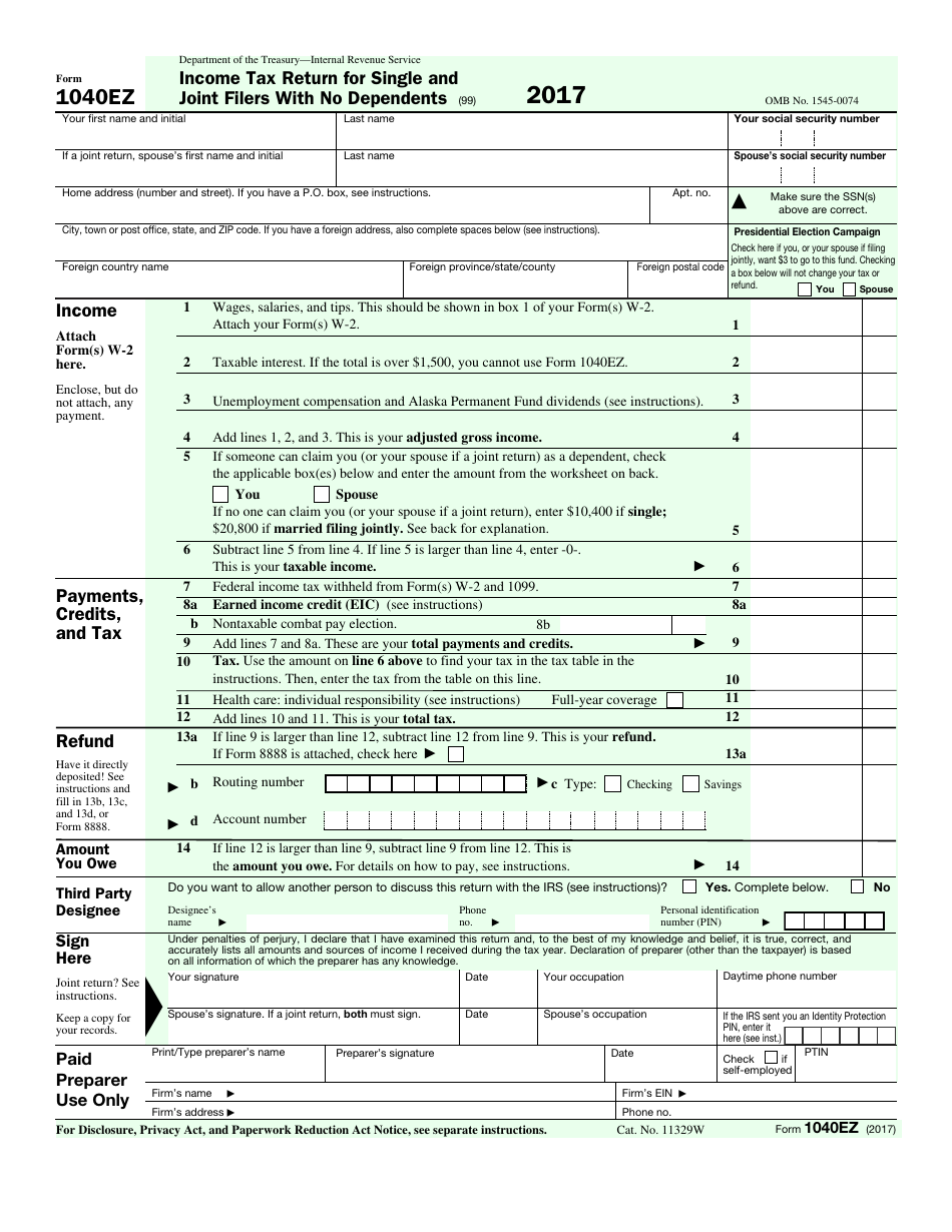 Irs Tax Forms 2025 Printable Malthe E Andreasen