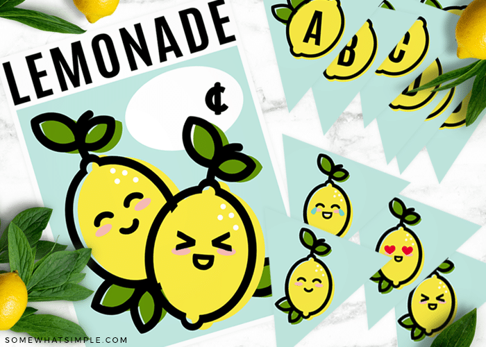 Lemonade Stand Printables