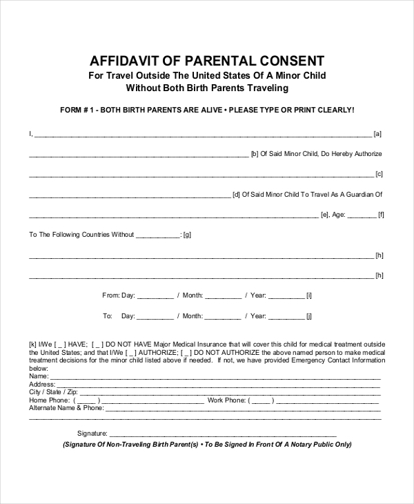 Medical Treatment Free Printable Child Medical Consent Form For 