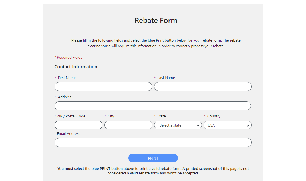 Menards Rebate Form 2025 Printable