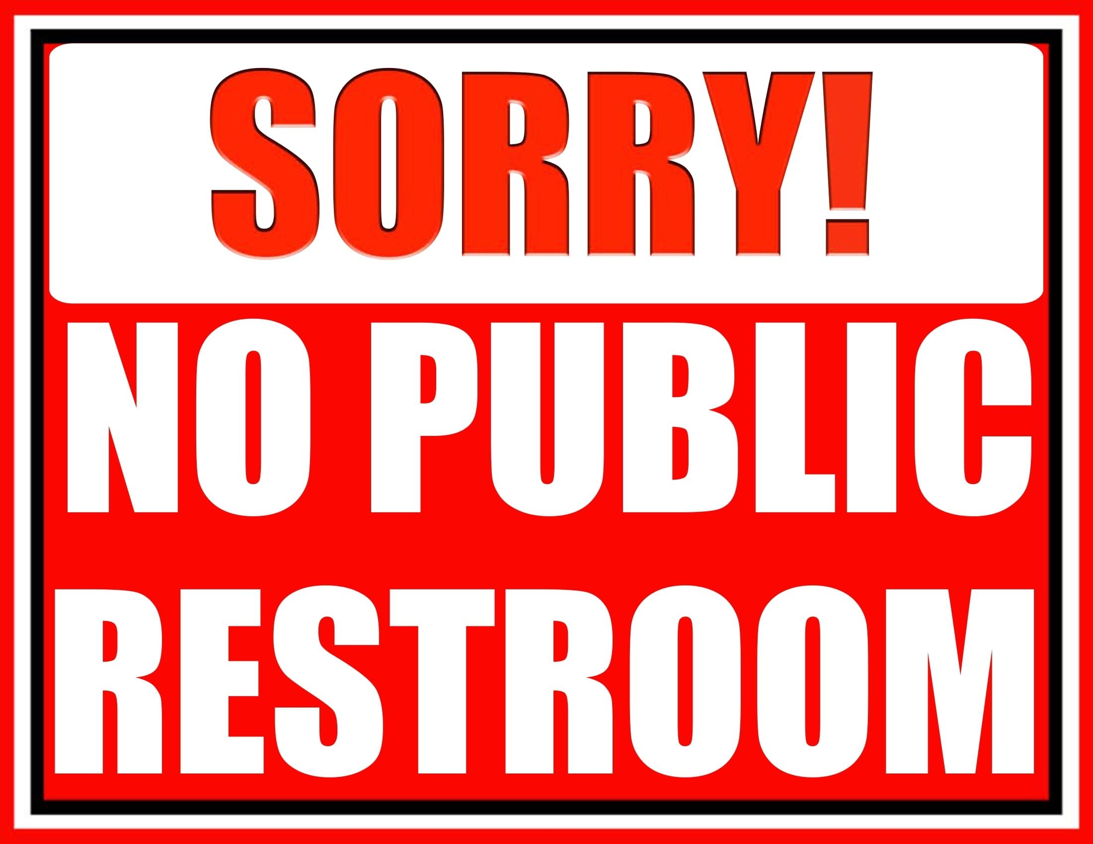 No Public Restroom Signs Printable Farm1 fieldagent